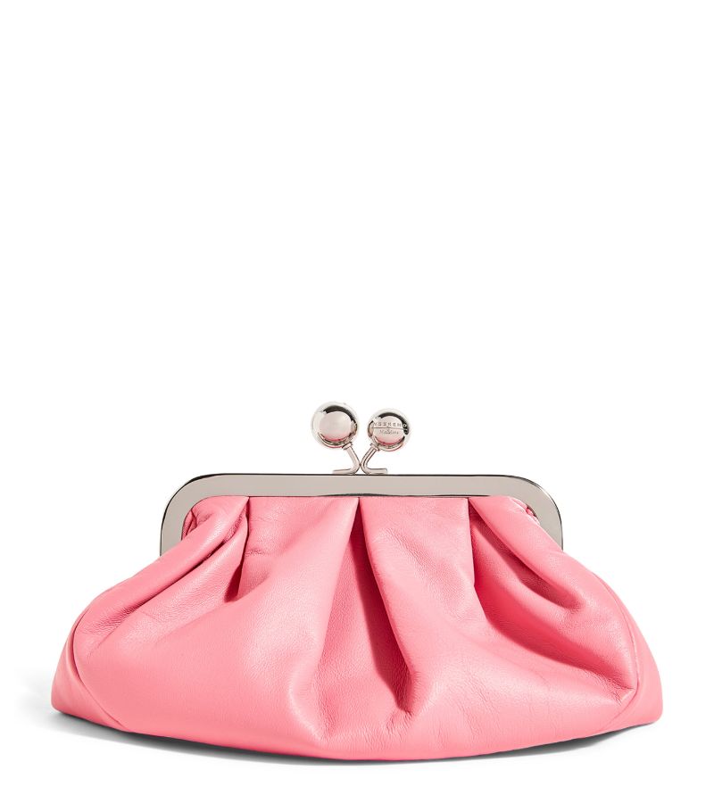 Weekend Max Mara Weekend Max Mara Small Leather Pasticcino Clutch Bag