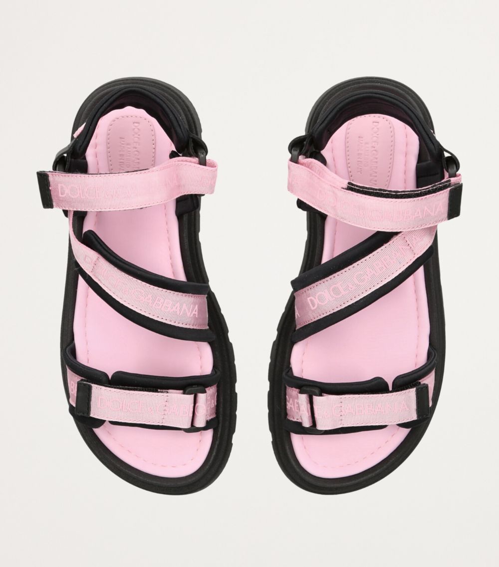 Dolce & Gabbana Dolce & Gabbana Kids Logo Strap Sandals