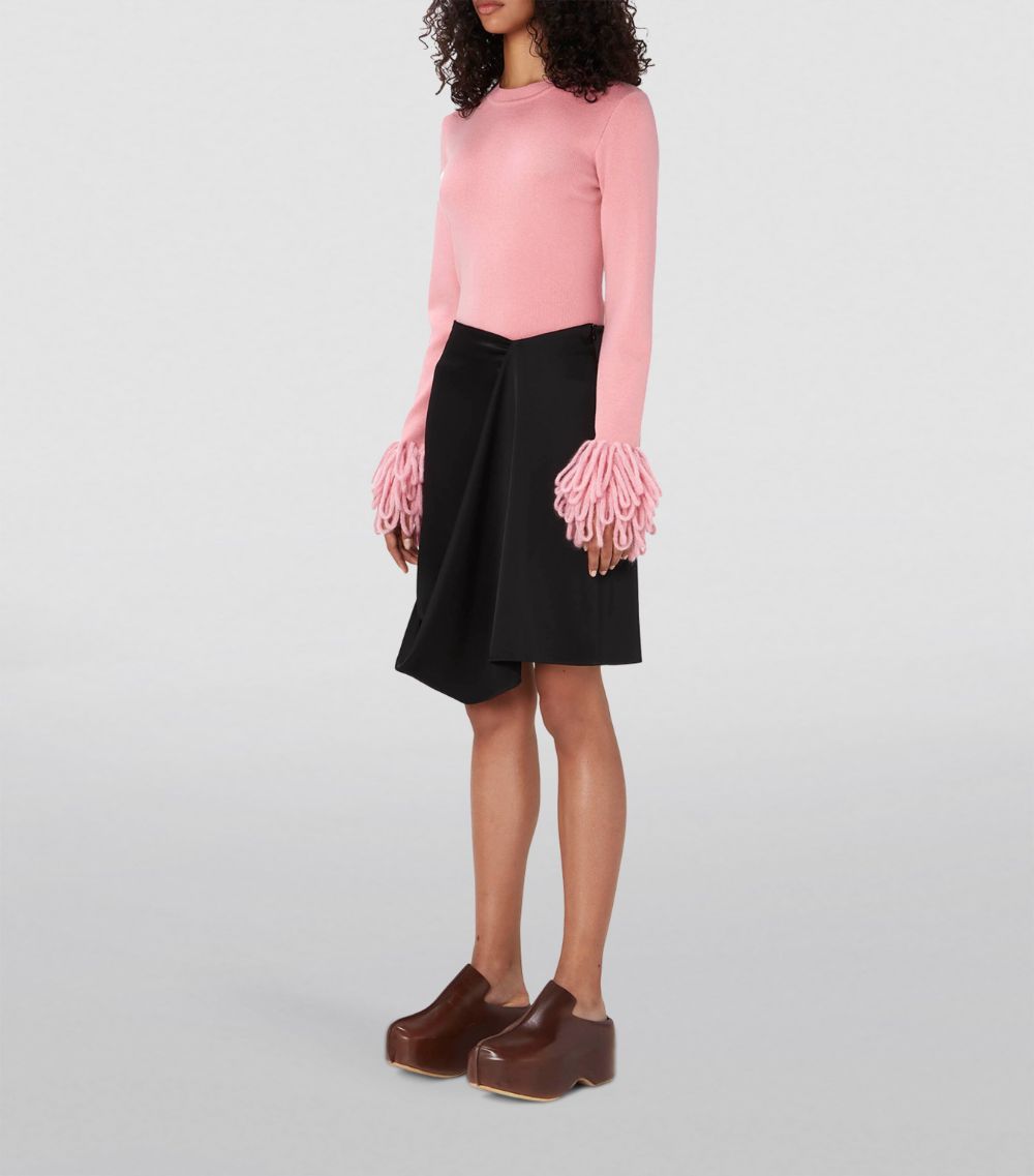 Jw Anderson Jw Anderson Draped Mini Skirt