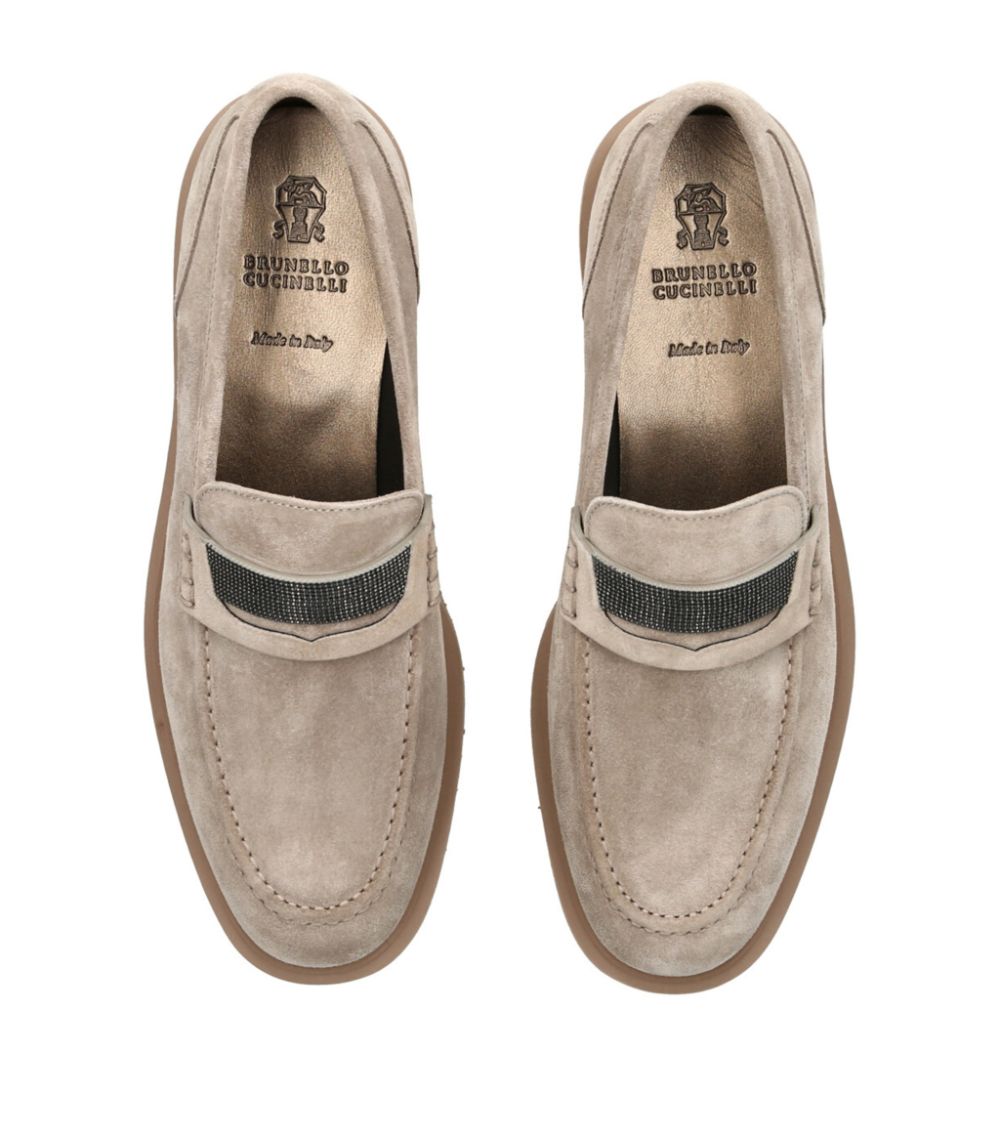 Brunello Cucinelli Brunello Cucinelli Monili Penny Bar Loafers