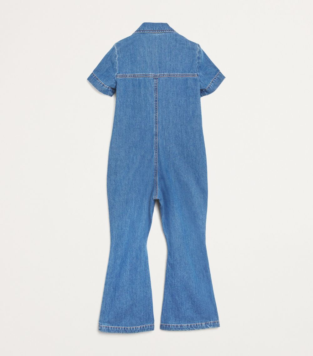 Young Versace Versace Kids Denim Medusa Jumpsuit (4-14 Years)