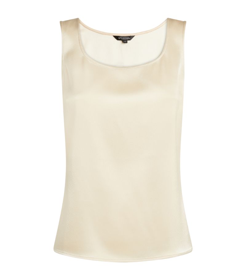 St. John St. John Satin Tank Top