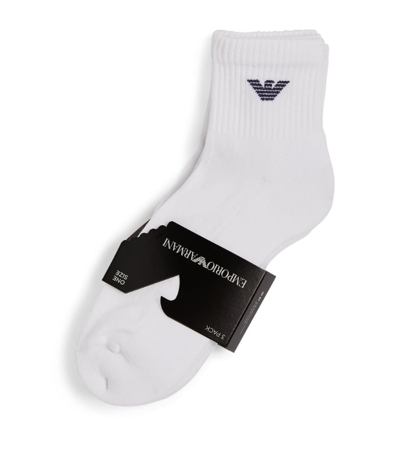 Emporio Armani Emporio Armani Logo Socks (Pack Of 3)