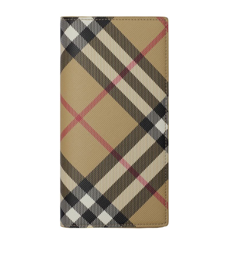 Burberry Burberry Check Print Bifold Wallet