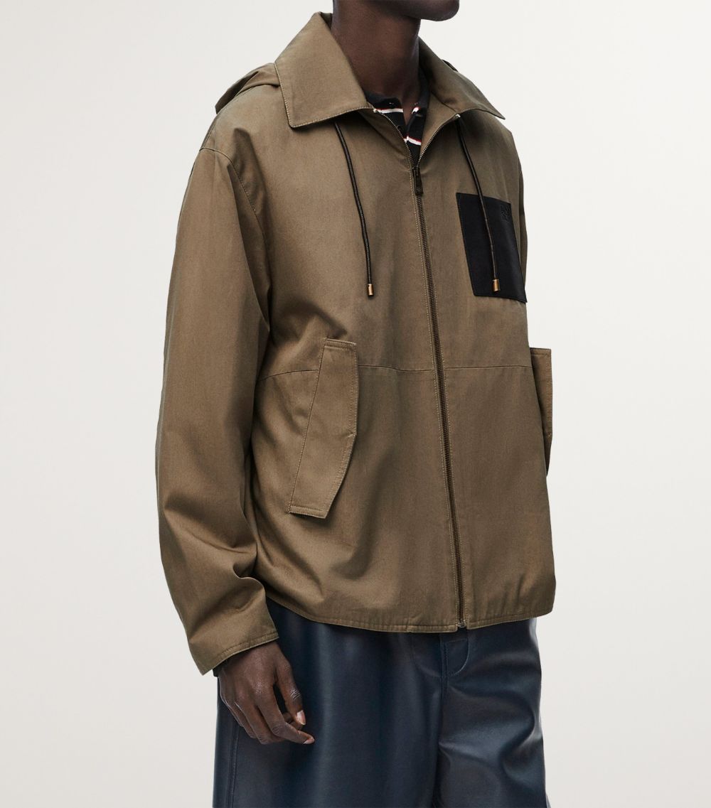 Loewe Loewe Pocket-Detail Hooded Jacket