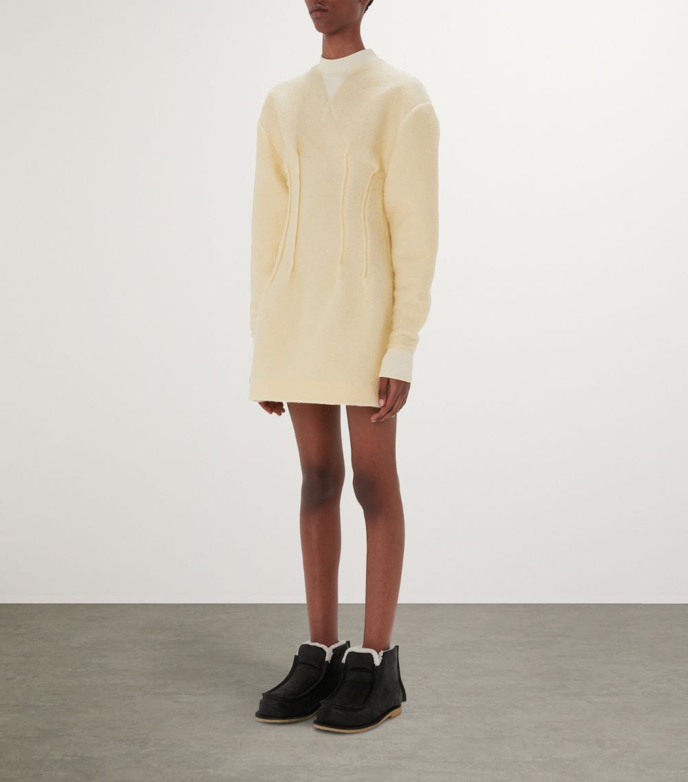 Jw Anderson Jw Anderson Brushed Hourglass Mini Dress