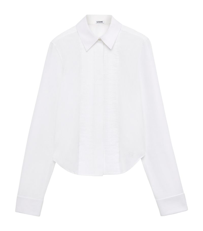 Loewe Loewe Cotton Pleated Long-Sleeve Shirt