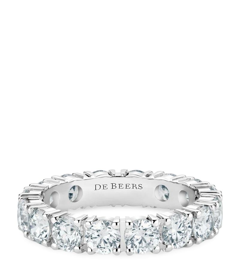 De Beers Jewellers De Beers Jewellers Platinum Classic Eternity Band