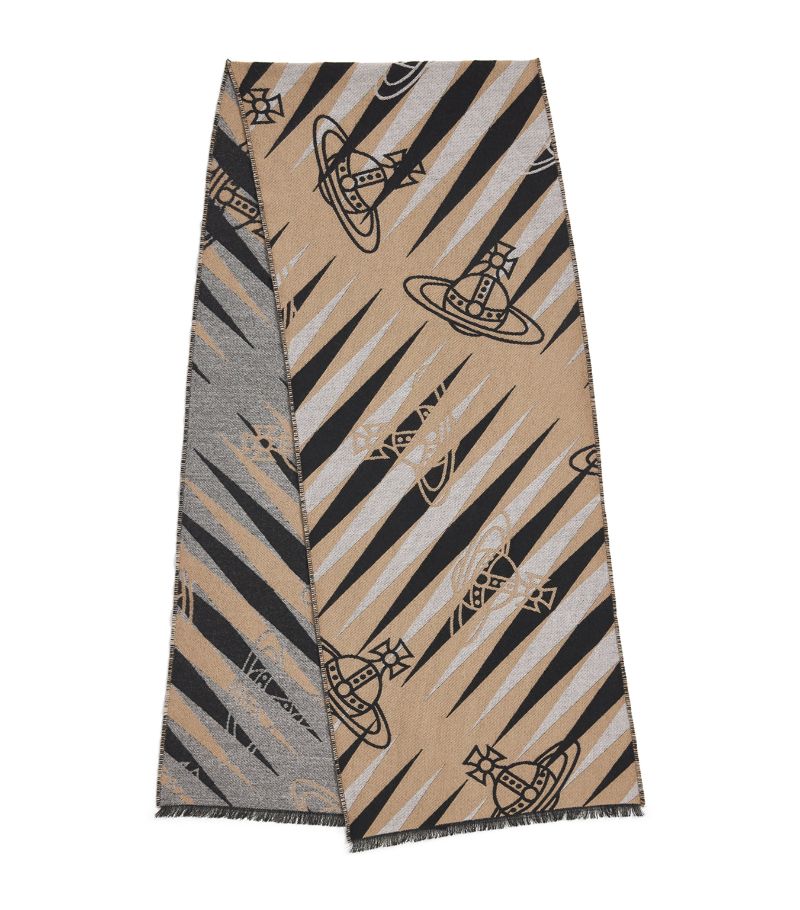 Vivienne Westwood Vivienne Westwood Wool-Silk Game Scarf