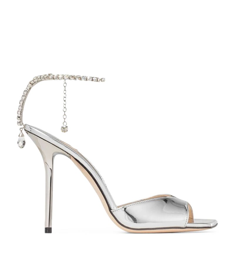 Jimmy Choo Jimmy Choo Saeda 100 Leather Heeled Sandals