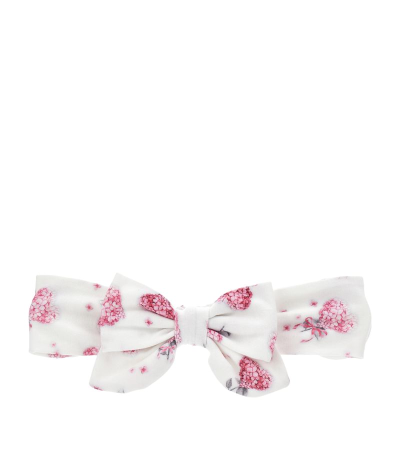 Monnalisa Monnalisa Cotton Floral Bow Headband