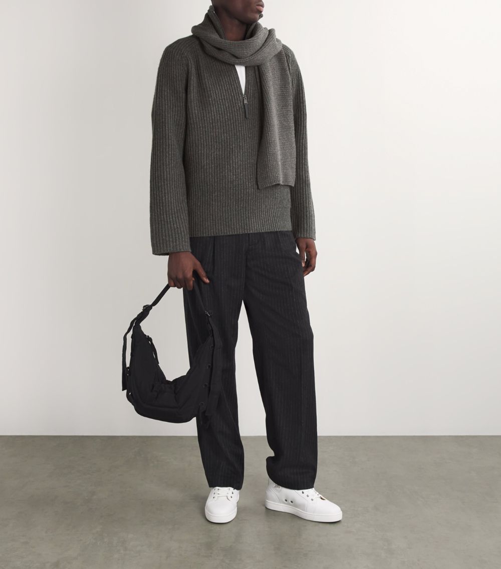 Simkhai Simkhai Cashmere-Blend Half-Zip Sweater