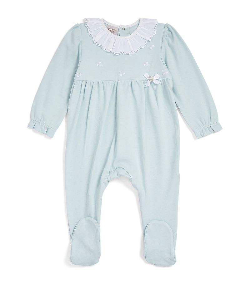 Paz Rodriguez Paz Rodriguez Cotton Embroidered All-In-One (0-12 Months)