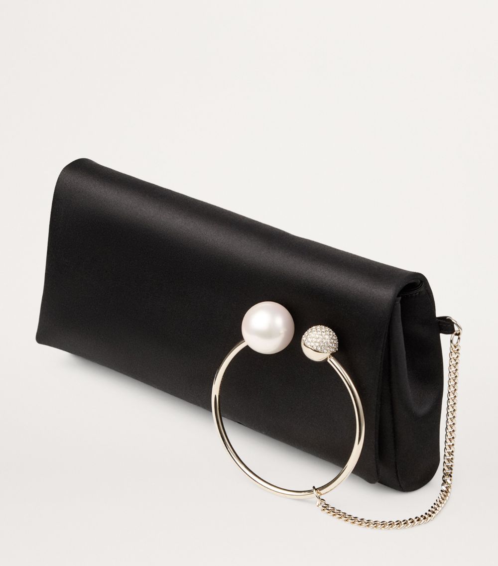 Jimmy Choo Jimmy Choo Satin Xandra Clutch Bag