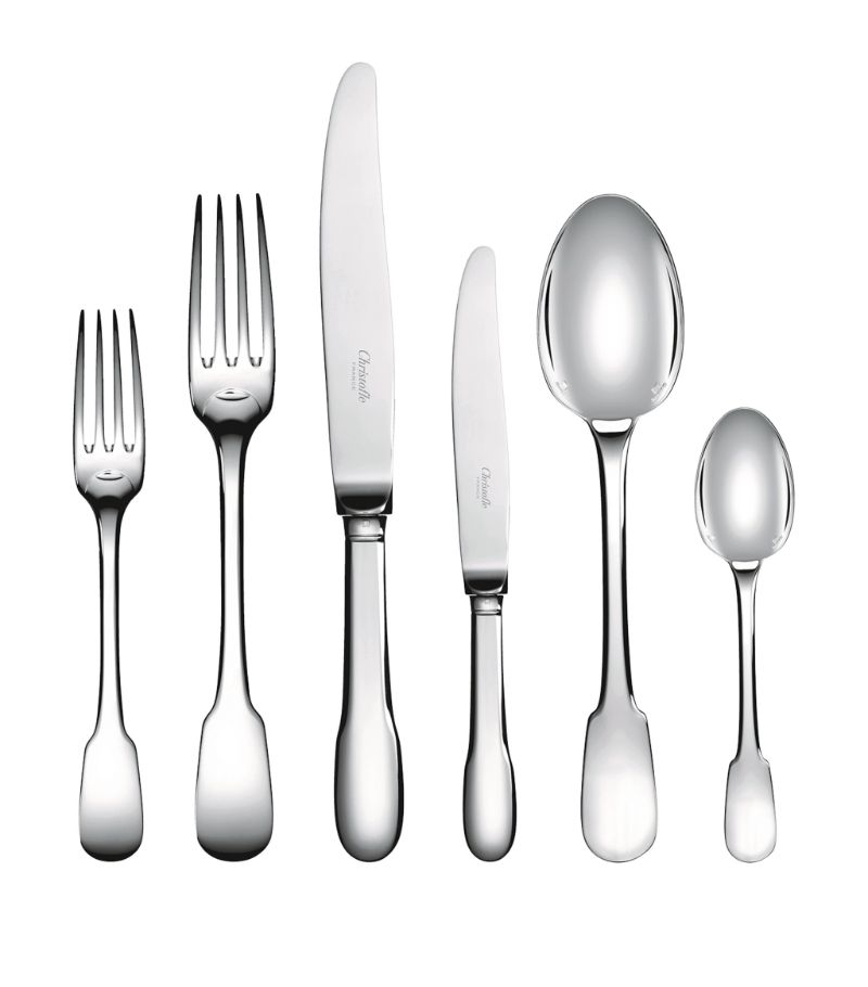 Christofle Christofle Cluny Silver-Plated 36-Piece Cutlery Set