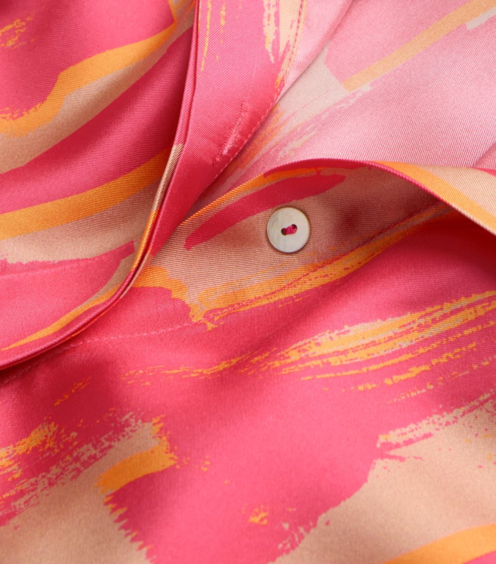 Asceno Asceno Silk Montauk Pyjama Shirt