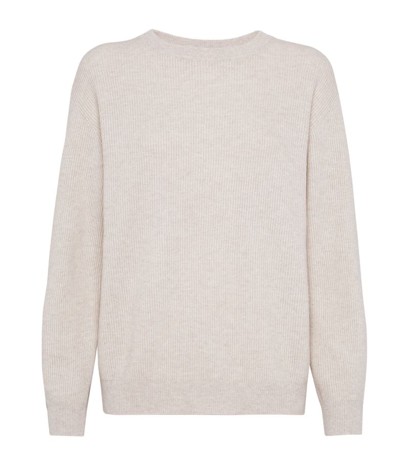 Brunello Cucinelli Brunello Cucinelli Cashmere Ribbed Sweater