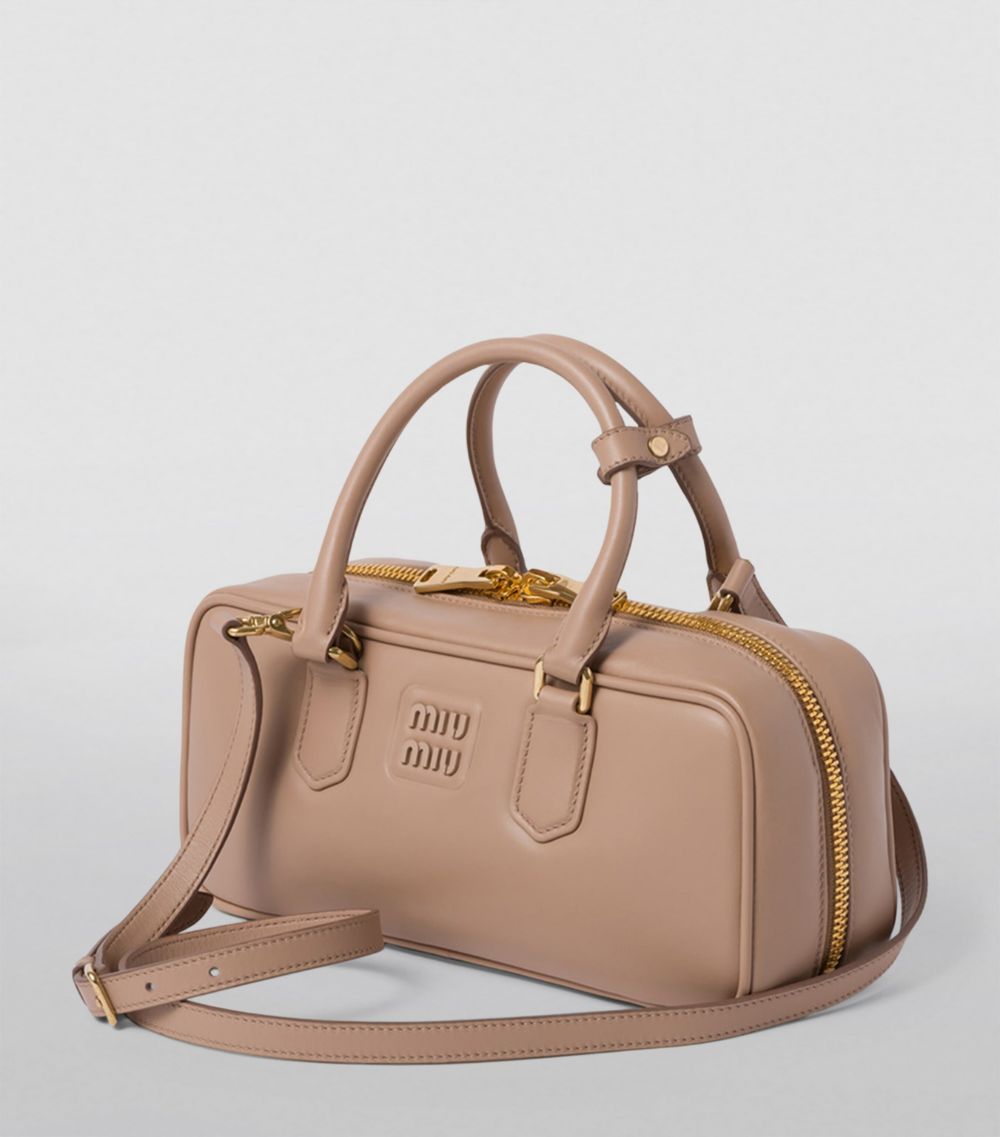 Miu Miu Miu Miu Small Nappa Leather Arcadie Top-Handle Bag