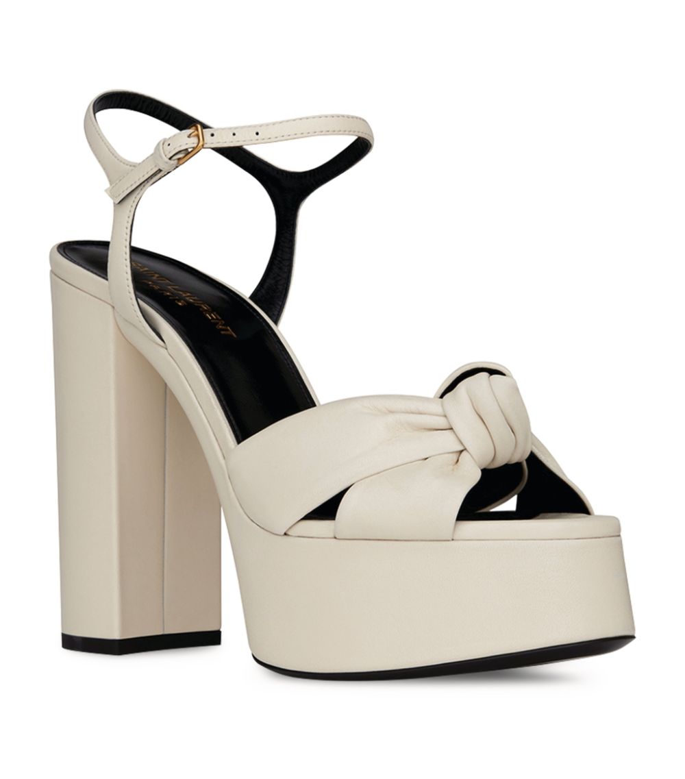 Saint Laurent Saint Laurent Leather Bianca Sandals 85