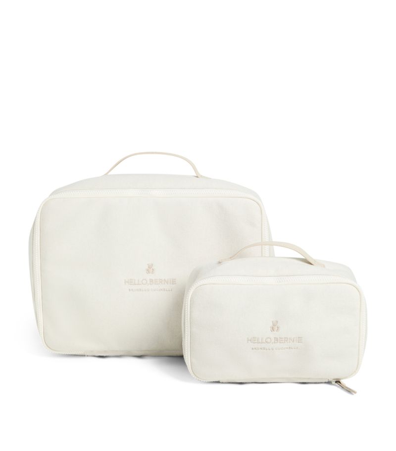 Brunello Cucinelli Kids Brunello Cucinelli Kids Cashmere Changing Bags (Set Of 2)