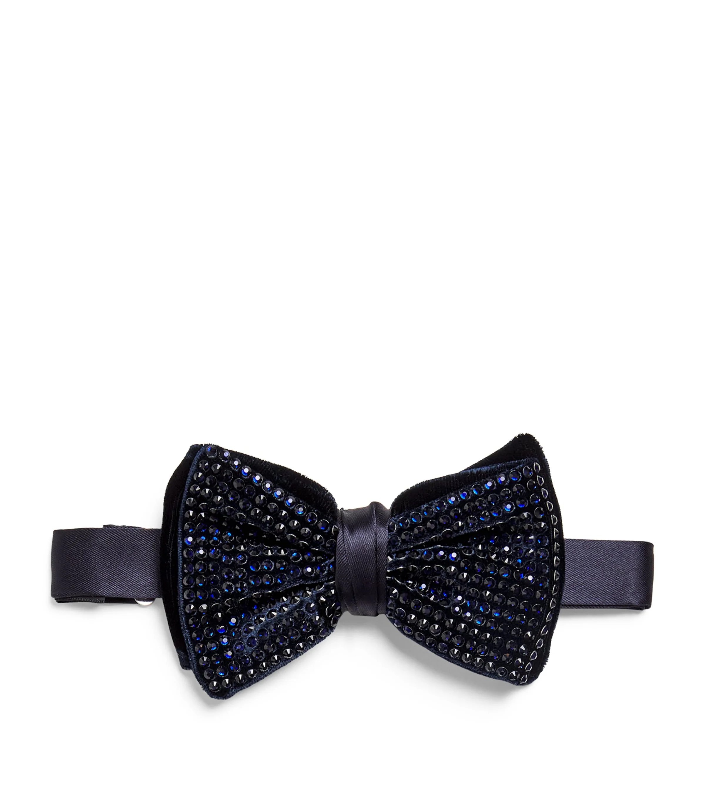 Giorgio Armani Giorgio Armani Silk Pre-Tied Embellished Bowtie