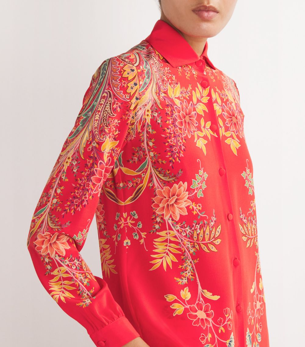 Etro Etro Silk Floral Print Shirt