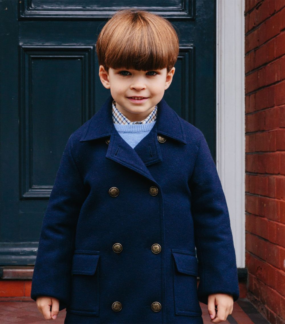 Trotters Trotters Wool Pea Coat (2-5 Years)