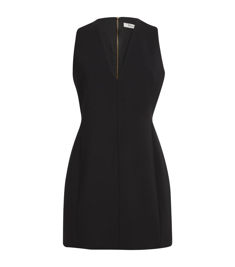 Max Mara Max Mara Stretch-Virgin Wool Mini Dress