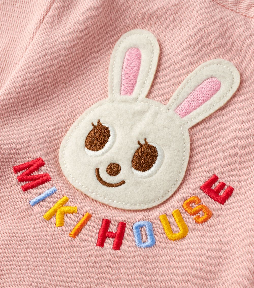 Miki House Miki House Embroidered Bunny Jeans (2-5 Years)