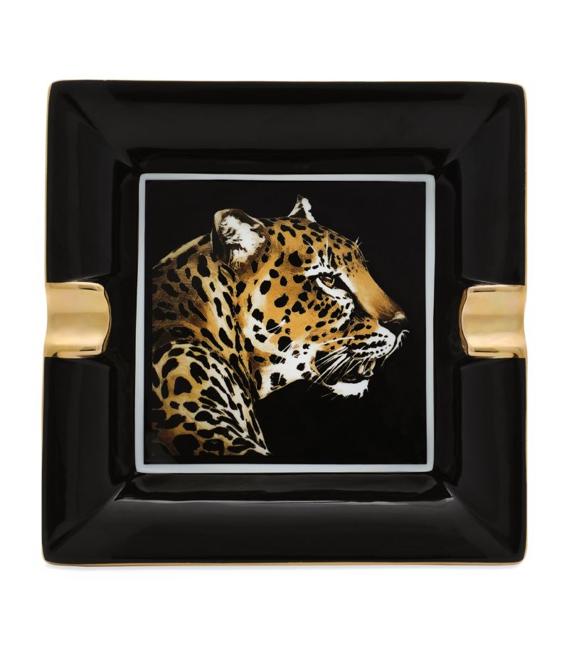  Dolce & Gabbana Casa Porcelain Leopard Ashtray