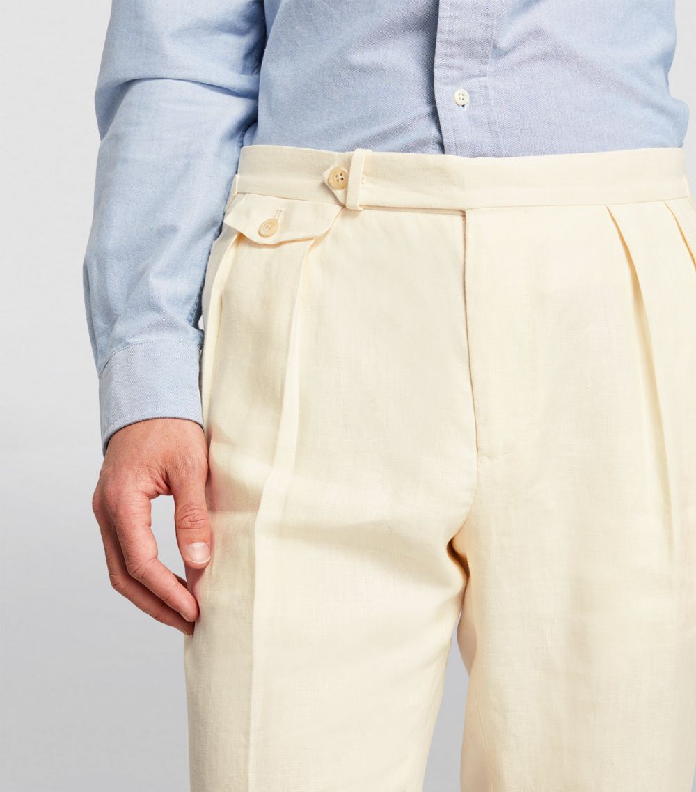 Polo Ralph Lauren Polo Ralph Lauren Linen Tailored Trousers