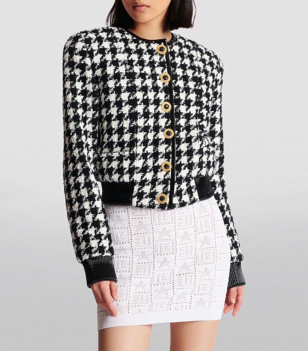 Balmain Balmain Tweed Houndstooth Jacket