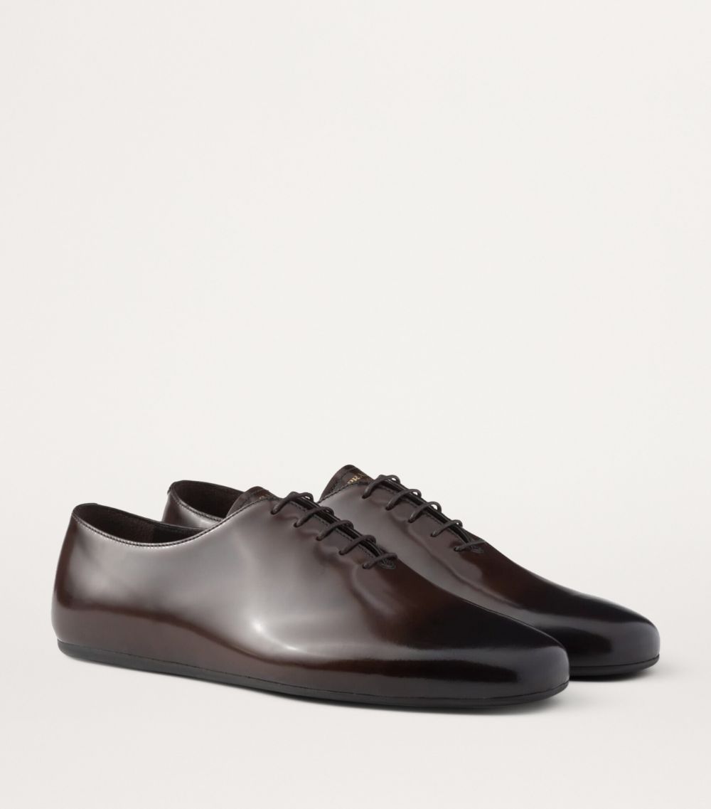 Prada Prada Leather Oxford Shoes