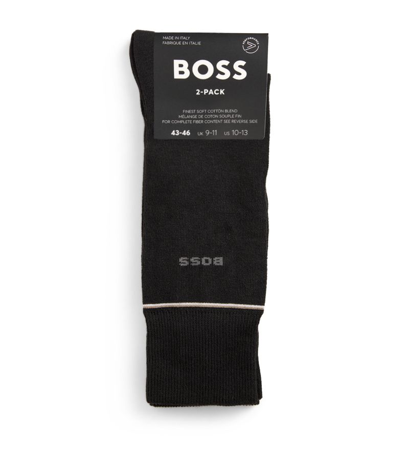 BOSS Boss Logo Socks (Pack Of 2)