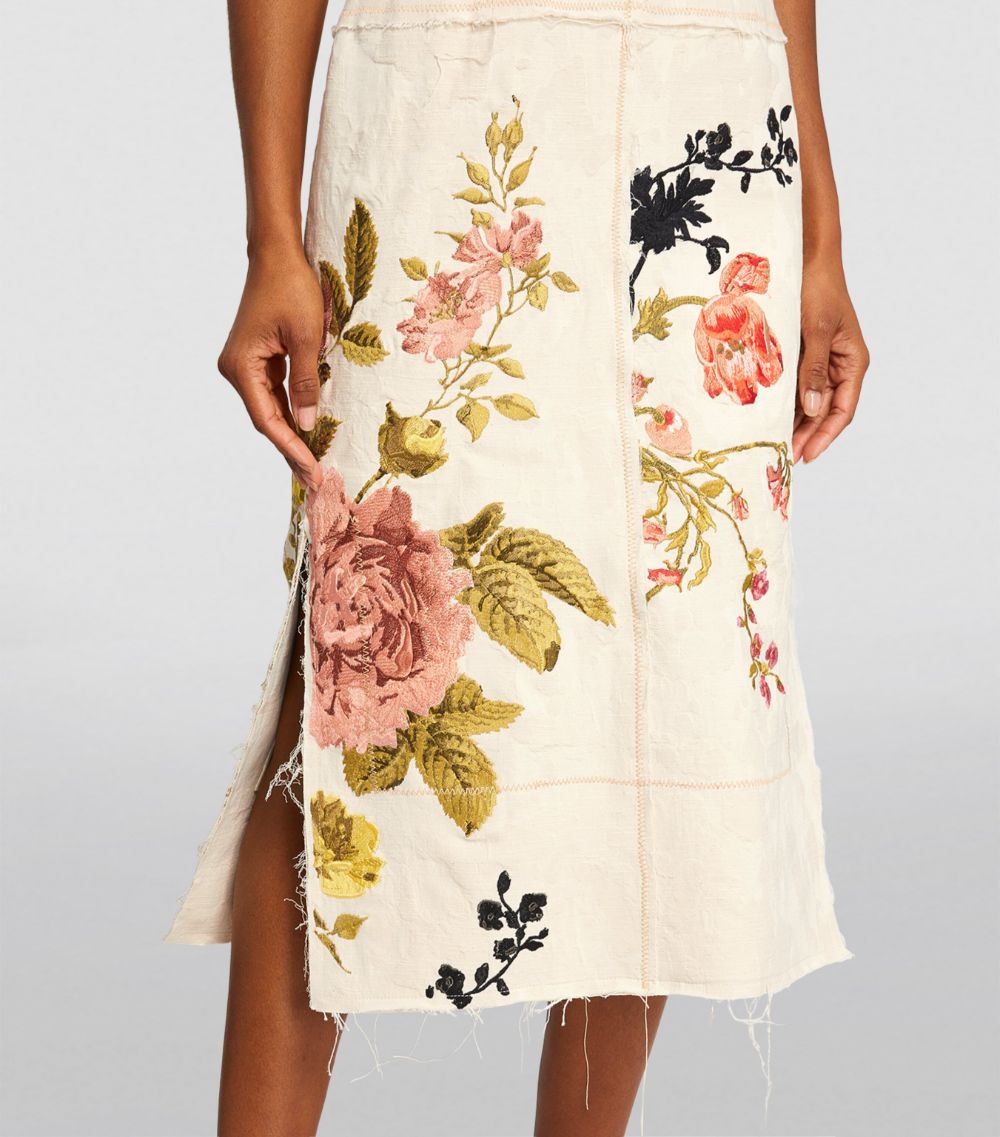 Erdem Erdem Embroidered Floral Midi Dress