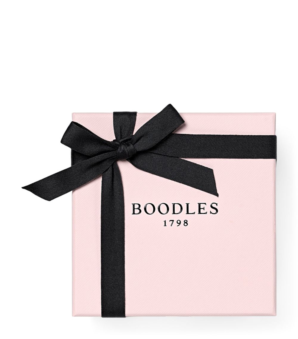 Boodles Boodles Rose Gold, White Gold And Diamond Knot Pendant Necklace