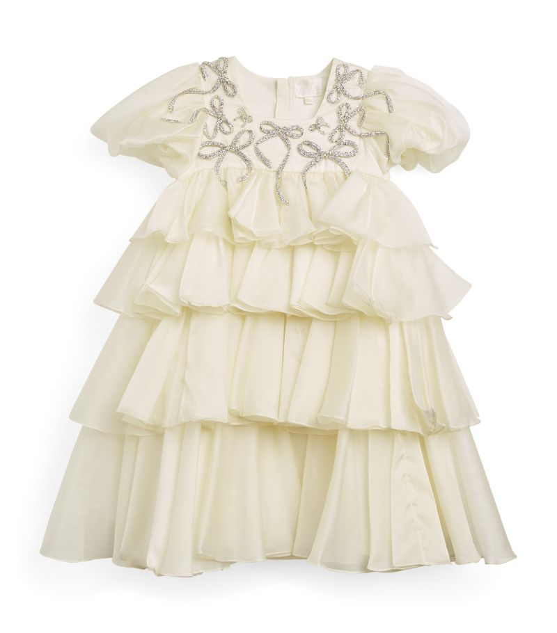 Maison Ava Maison Ava Ruffled Embellished Lorraine Dress (2-8 Years)