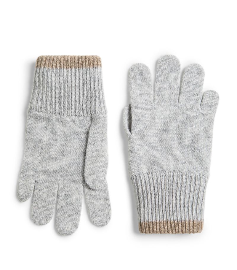 Brunello Cucinelli Kids Brunello Cucinelli Kids Cashmere Gloves