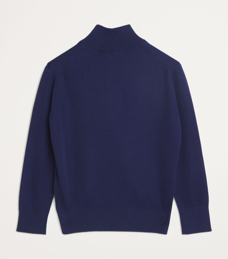 Stefano Ricci Stefano Ricci Kids Alpha Cashmere Quarter-Zip Sweater (4-16 Years)