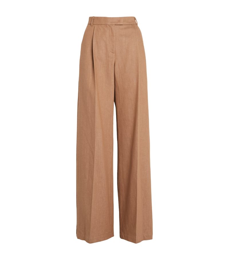 Max & Co. Max & Co. Cotton Wide-Leg Trousers