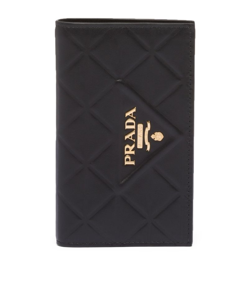 Prada Prada Small Quilted Leather Wallet