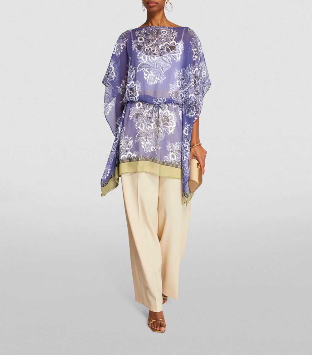 Etro Etro Floral Print Mini Kaftan