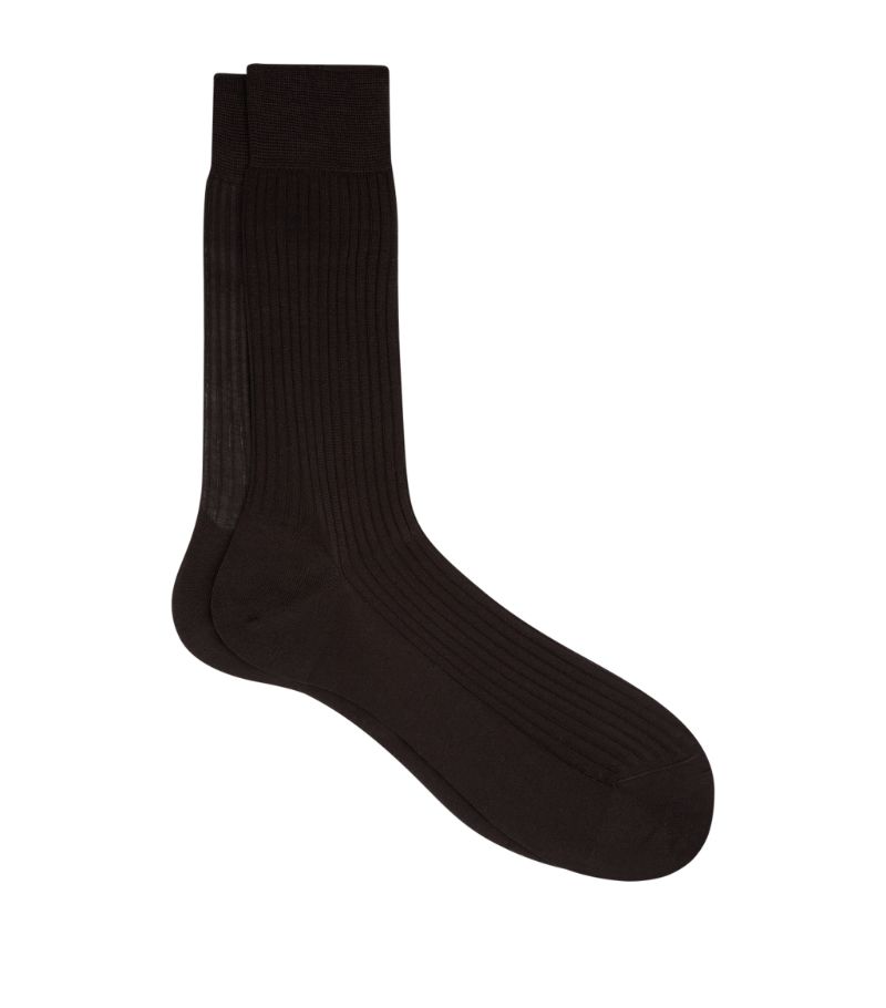 Pantherella Pantherella Egyptian Cotton Lisle Short Socks