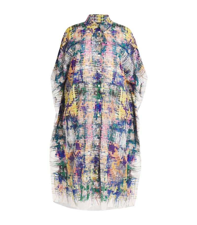 Marina Rinaldi Marina Rinaldi Cotton Printed Muslin Dress