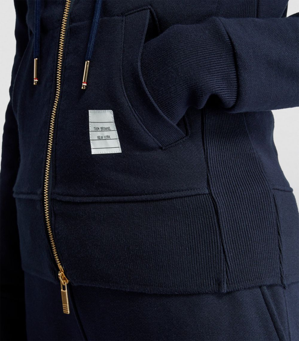 Thom Browne Thom Browne 4-Bar Zip-Up Hoodie