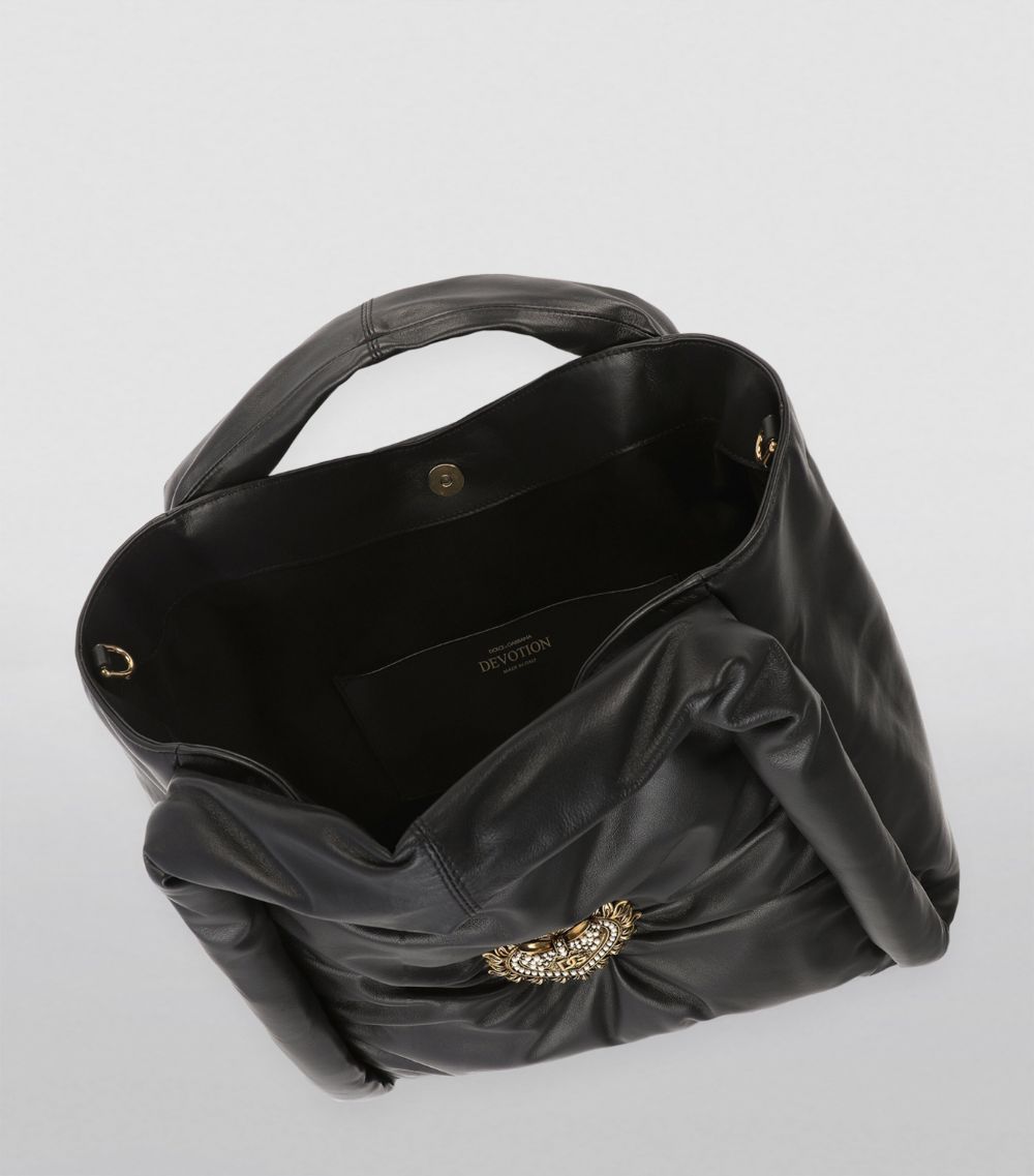 Dolce & Gabbana Dolce & Gabbana Leather Devotion Soft Tote Bag