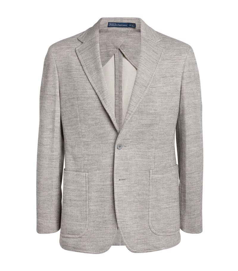 Polo Ralph Lauren Polo Ralph Lauren Cotton-Wool-Blend Check Blazer