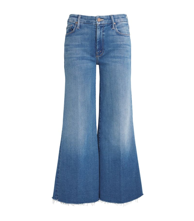 Mother Mother The Roller Fray Wide-Leg Jeans