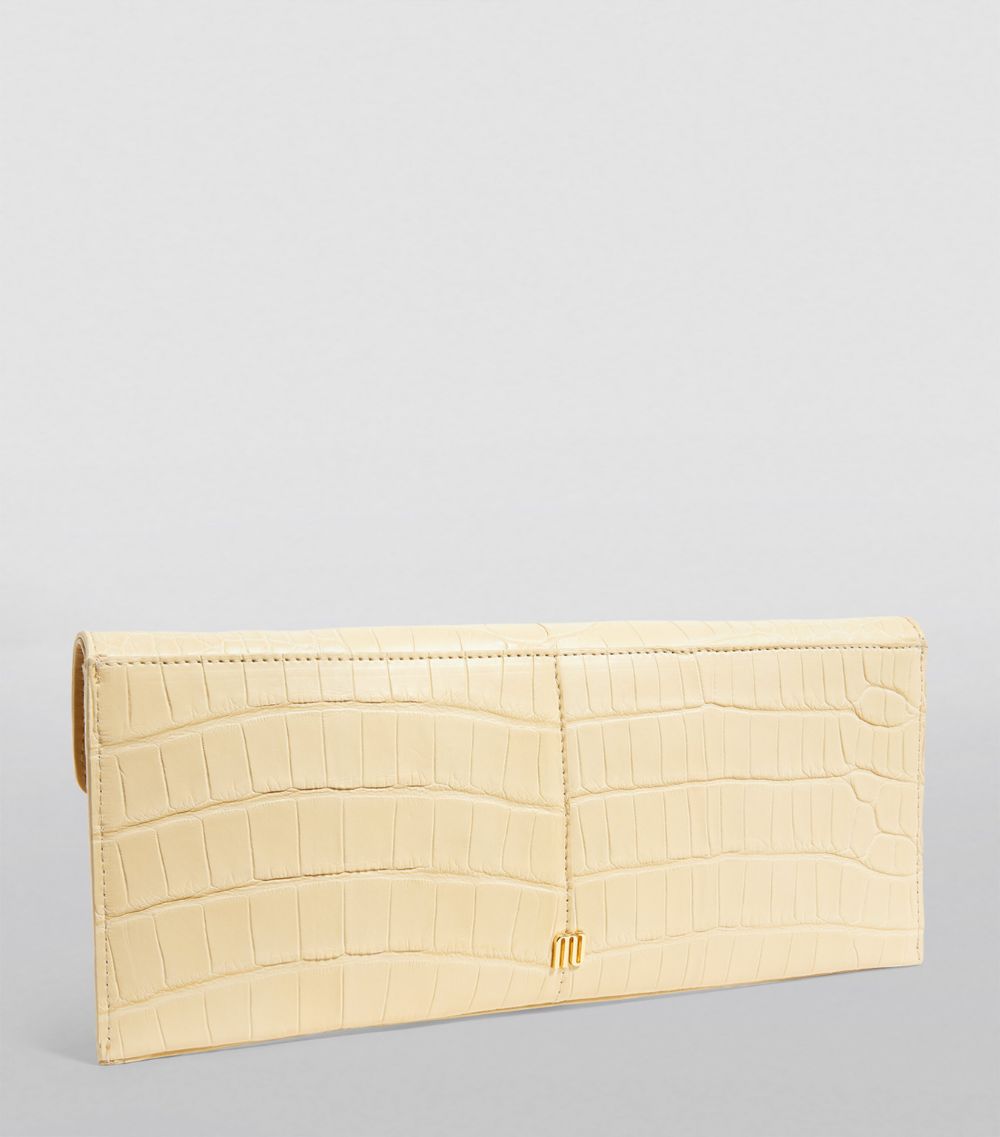 Maria Oliver Maria Oliver Alligator Amelia Clutch Bag