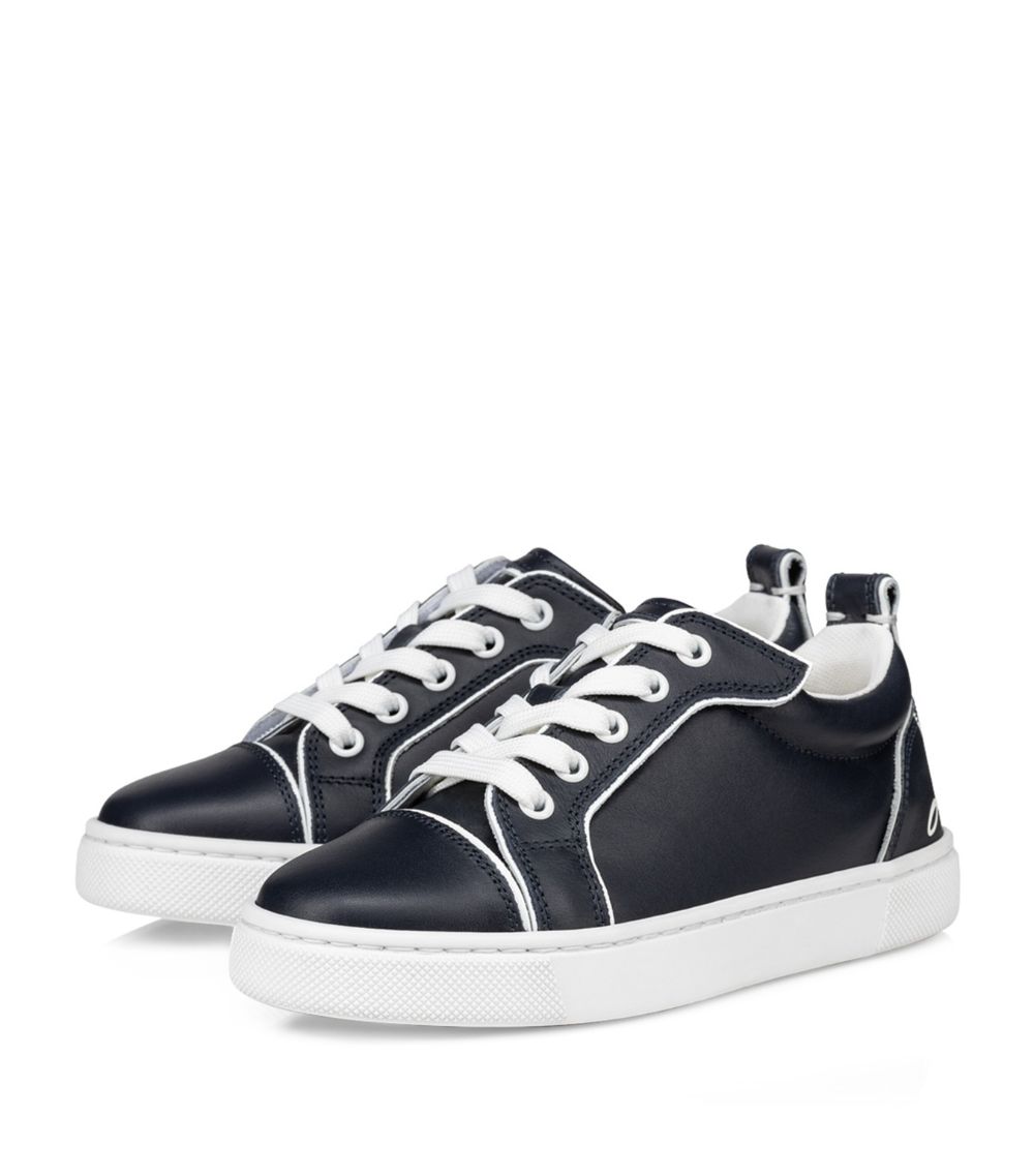 Christian Louboutin Kids Christian Louboutin Kids Funnyto Leather Low-Top Sneakers